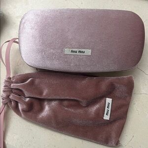 Miu Miu Pink Sunglasses Case